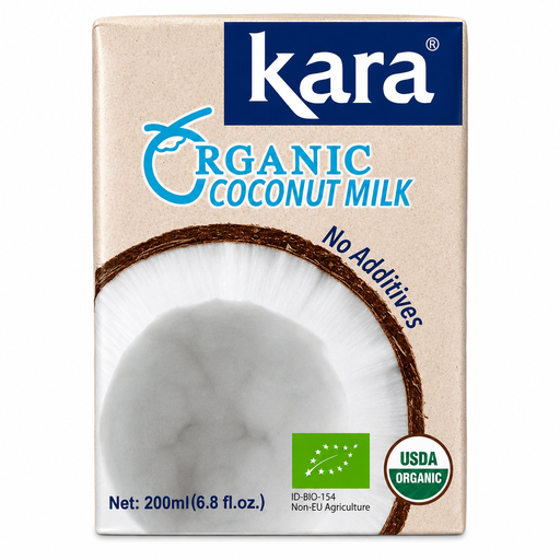 Kara organic UHT coconut milk, 200 ml