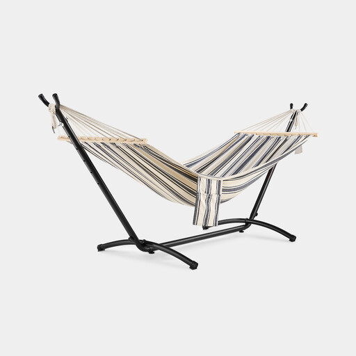 Vonhaus Ibiza 1 Person Cotton Hammock with Stand