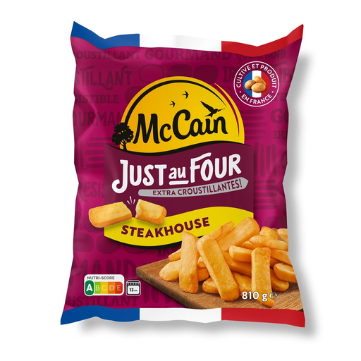 McCain Just Au Four Steakhouse Fries 810g