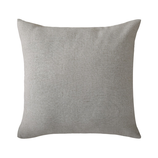 Housse de coussin Deconovo en faux lin gris clair 45x45cm