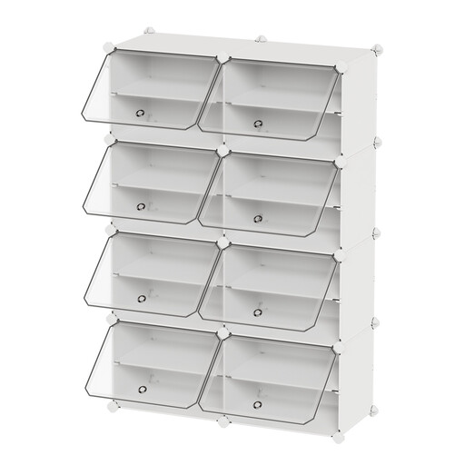 JOYFURNOS Interlocking Shoe Rack