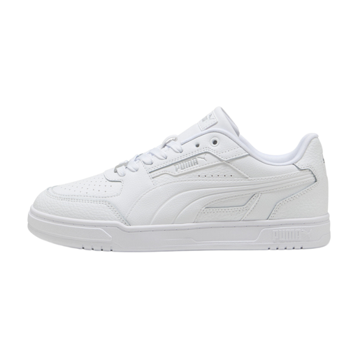 PUMA Unisex Trainers White Silver Black PUMA Caven III Plus Collection 38
