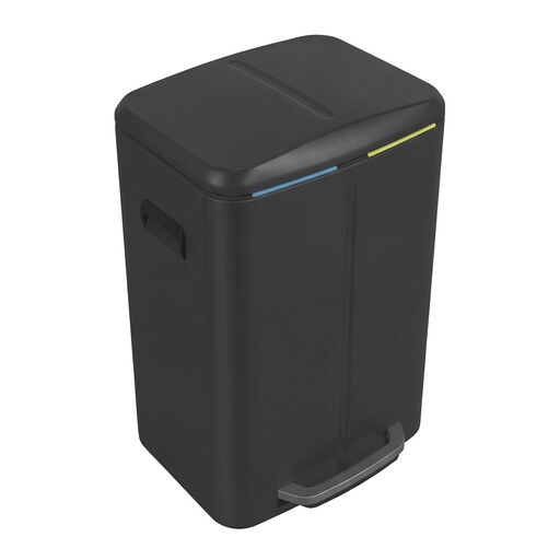 JOYFURNOS 40L Double Kitchen Bin with Lid