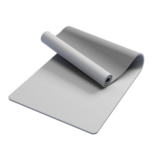 ochama×J.ZAO Yoga Mat - Exercise Mat - TPE Thickened Wide - Non-Slip - Unisex - Gray Grey
