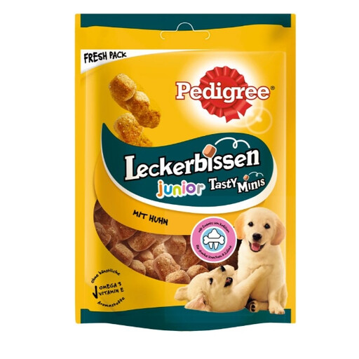 Pedigree Treats Tasty Minis Junior Chicken 125 g