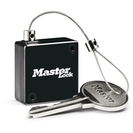 Master Lock 5490EURD Retractable Key Lanyard