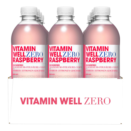 Vitamin Well Zero Raspberry Vitamin Soft Drink