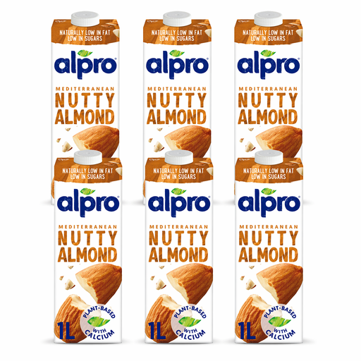 Alpro Almond Drink, 6 × 1L