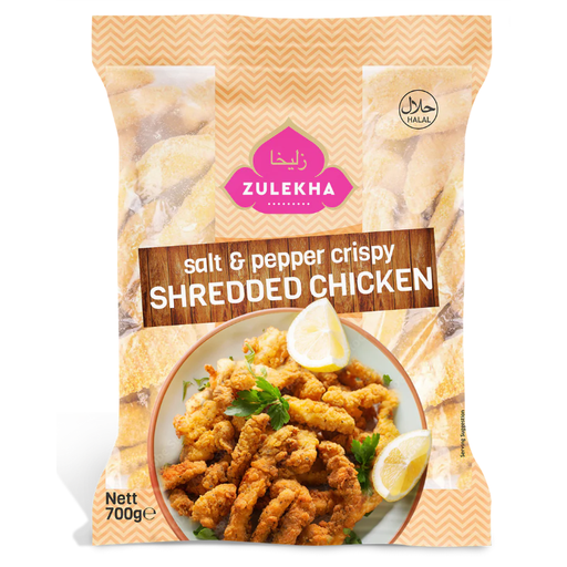 Zulekha Salt and Pepper Crispy Shredded Chicken 700g