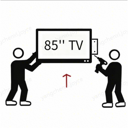 85'' TV Wall Mounting Service
