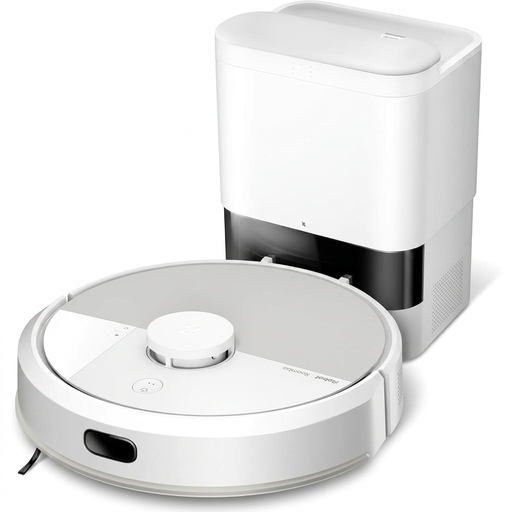 White iRobot Roomba Combo 115 AE robot vacuum and mop
