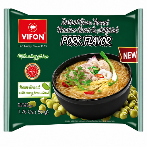Vifon Instant Bean Thread Bamboo Shoot & Pork Flavor 50g