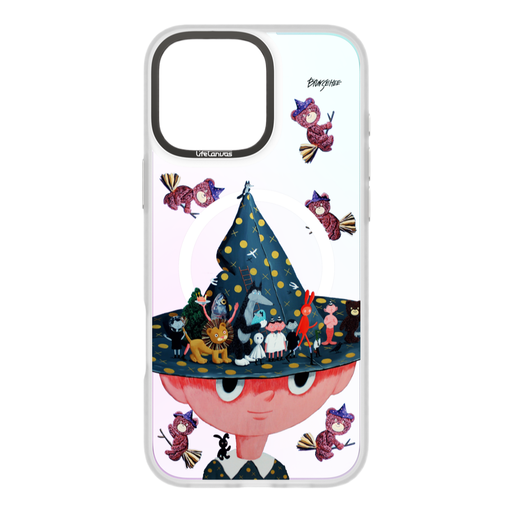 Comma Canvas Series Magnetic Phone Case - iPhone 16 - Magician