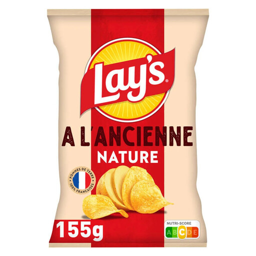 Chips Lay’s Old Fashioned Original Flavor, sachet de 155 g