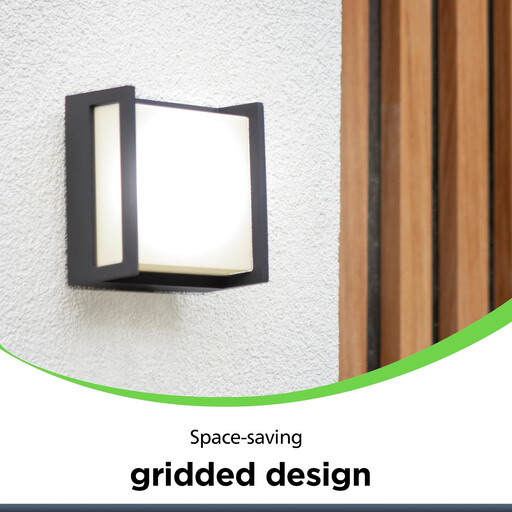 LUTEC LED Outdoor Wall Light, Anthracite