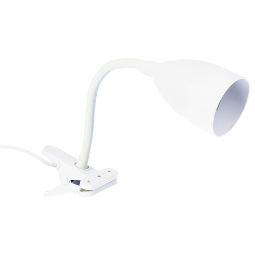 Atmosphera Clamp Desk Lamp - White, 43 cm