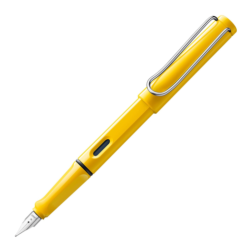 Lamy Safari Fountain Pen in vibrant yellow