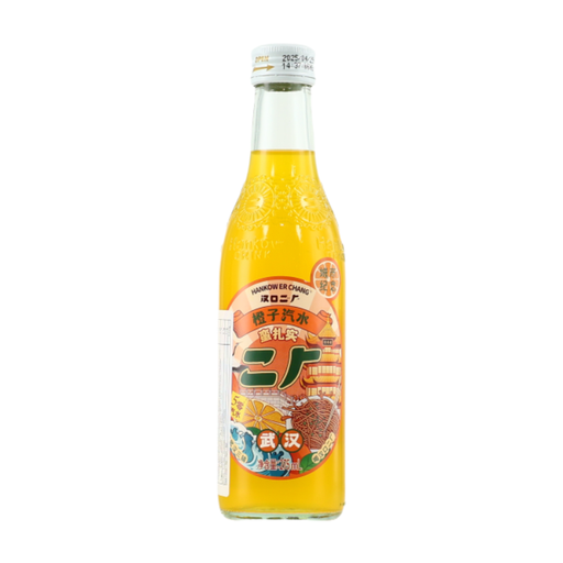 Hankow Er Chang orange-flavoured soda drink 275ml bottle