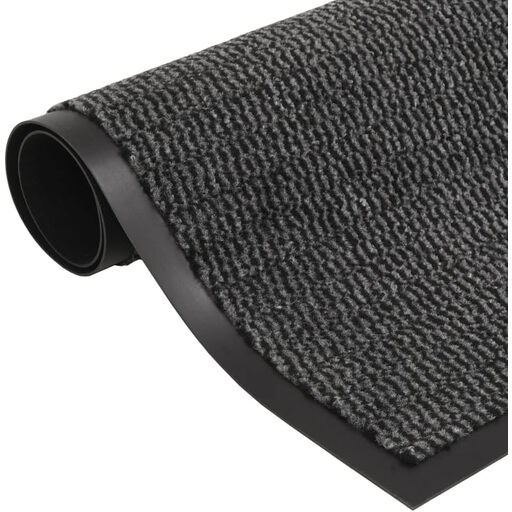 vidaXL Rectangular Tufted Door Mat - 60 x 90 cm, Anthracite