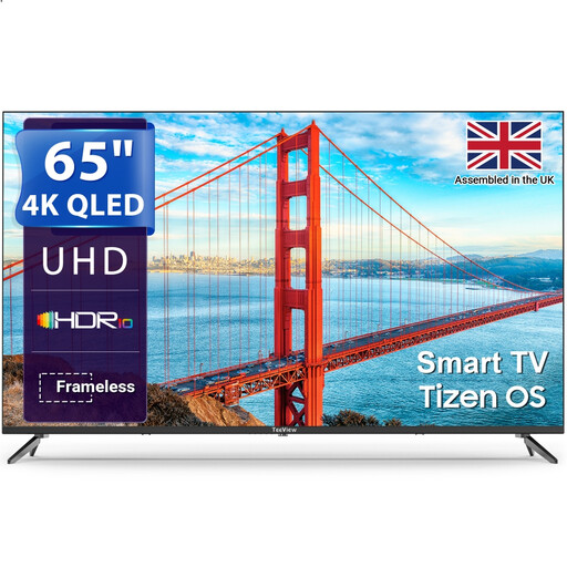 TeeView 65" QLED UHD Smart Tizen OS TV65QQT (Dolby Audio, Gaming Hub)