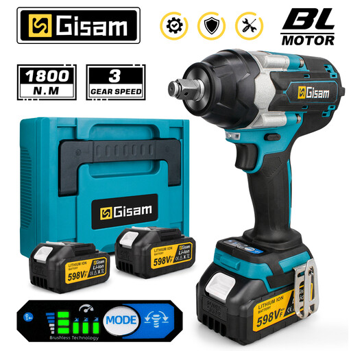 GISAM 1800N.M Torque Brushless Electric Impact Wrench