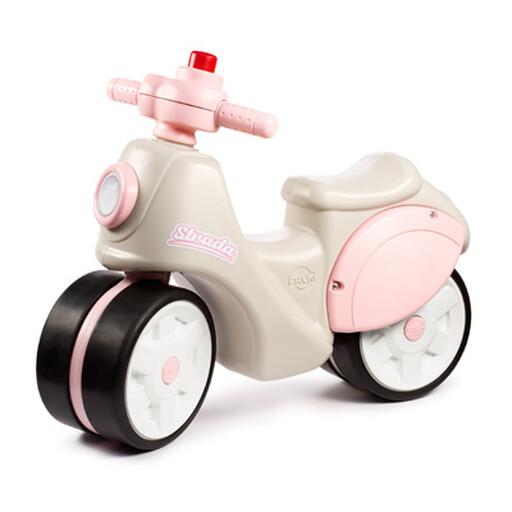 VEDES First Age Scooter with Quiet Wheels - Cream & Pink