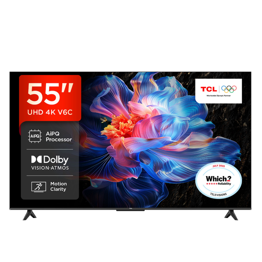 TCL 55-inch V6C Direct LED 4K HDR Smart Google TV