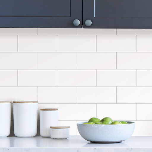 In Home Metro Tile Peel & Stick Backsplash