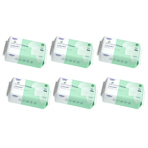 Unifree Soft Facial Tissue with Pearl Texture