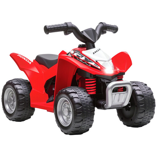 AIYAPLAY 6V Honda Licensed Kids Electric Quad Bike in Red