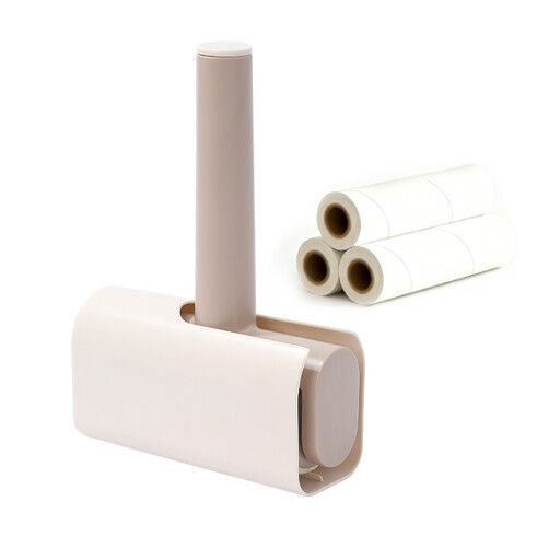JORDAN&JUDY Small 10cm Lint Roller with Tearable Sticky Dust Removal Paper