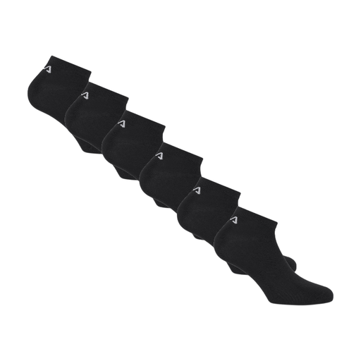 FILA sneaker sokken 6-pack zwart
