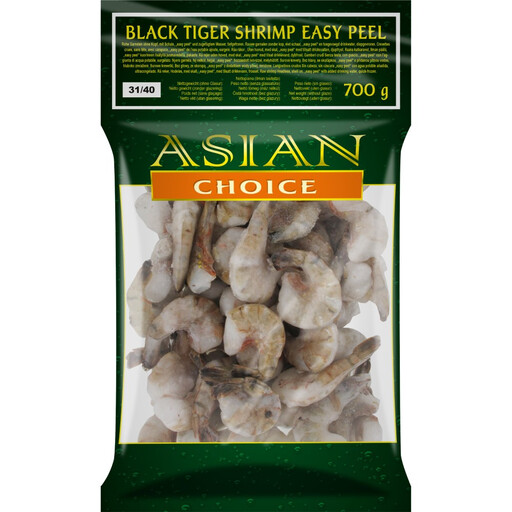 Asian Choice 31/40 Black Tiger Shrimp
