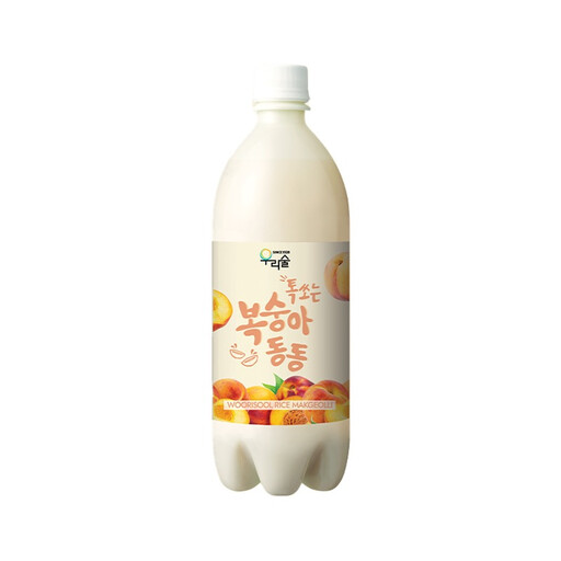 WOORISOOL Rice Wine Makgeolli Peach 3% Alc.-750ml