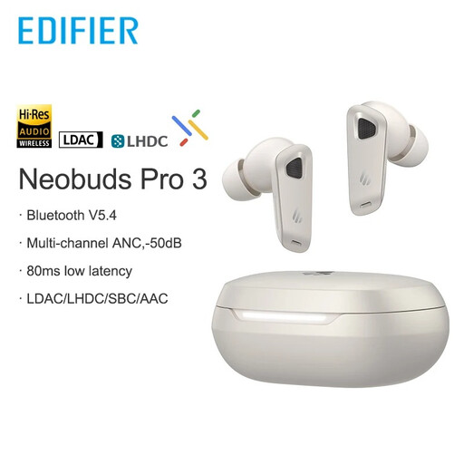 Edifier NeoBuds Pro 3 Bluetooth Noise-Canceling Earbuds