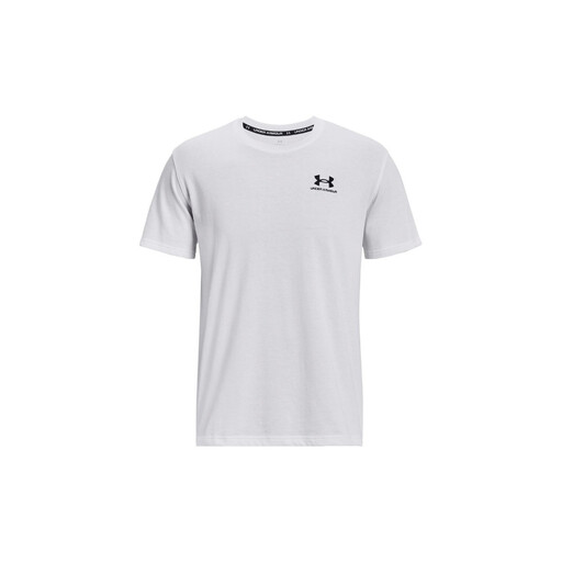 Under Armour Men's Logo Embroidered Heavyweight Short Sleeve - White