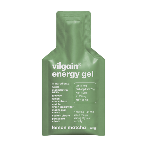 Vilgain Energy Gel Lemon Matcha, 40 g
