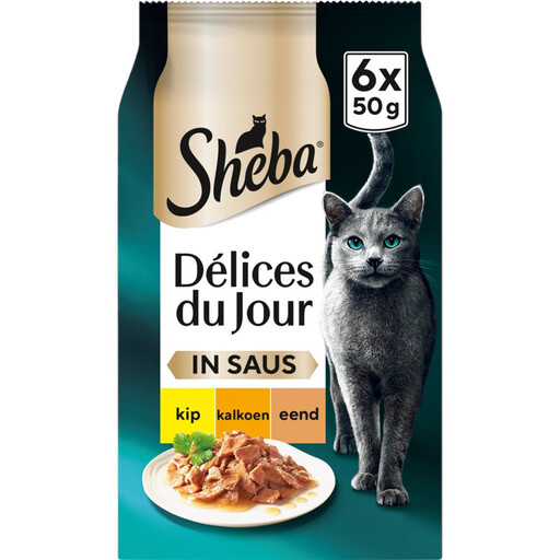Sheba Delicacies in Sauce Turkey and Chicken Multipack