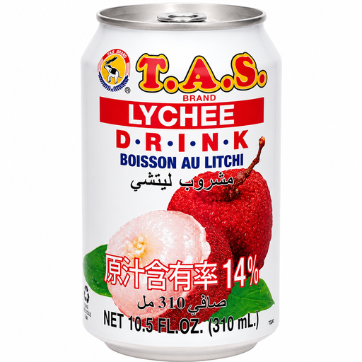 TAS Lychee Drink in 310 ML can