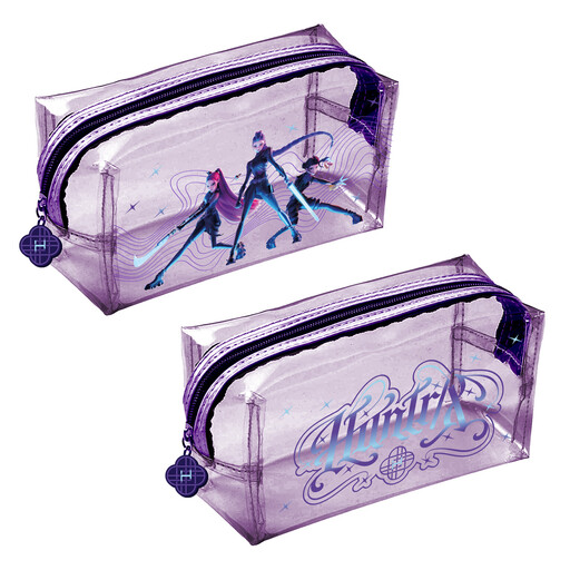 K-Pop Demon Hunters Transparent Multi-use Pencil Case
