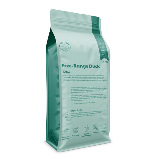 BUDDY ALL NATURAL PET FOODS Free-Range Duck Feed 12kg