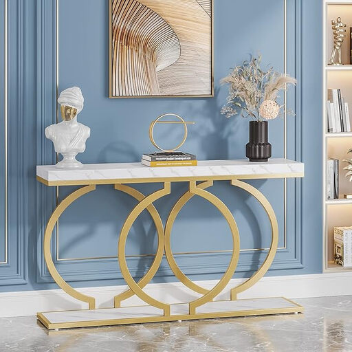 Tribesigns Console Table, 140 cm, Narrow