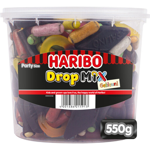 Haribo Licorice Mix Bucket - 550 g