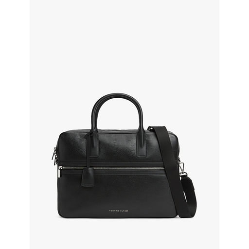 Tommy Hilfiger Accessories TH Business Premium Leather Laptop Bag