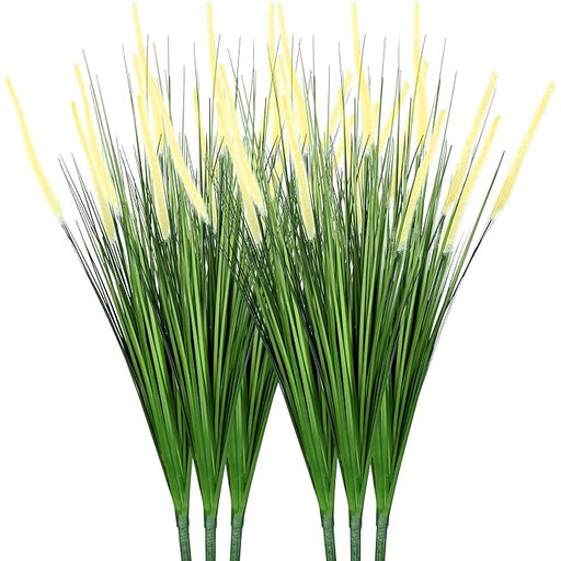 32inch yellow foxtail reed onion grass -6PCS