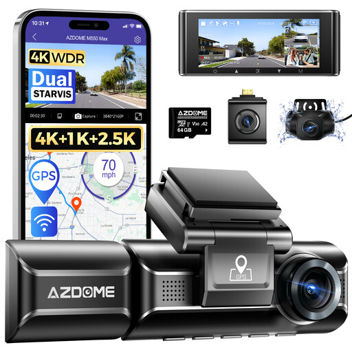 AZDOME M550 MAX 4K Dashcam