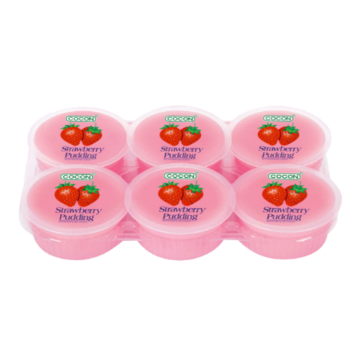 COCON Strawberry Pudding with Nata de Coco 480g