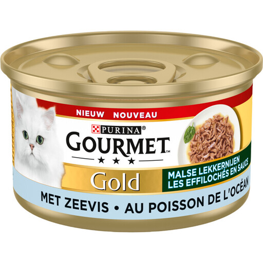 Gourmet Gold Cat Food Tender Treats with Sea Fish 85g