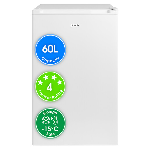 abode A85UCFZ482E1W 48cm Wide Under Counter Freezer