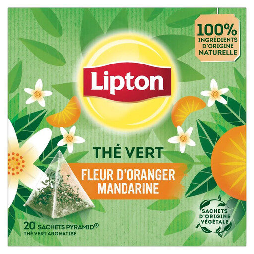 Lipton Green Tea Orange Blossom & Mandarin x20 30g